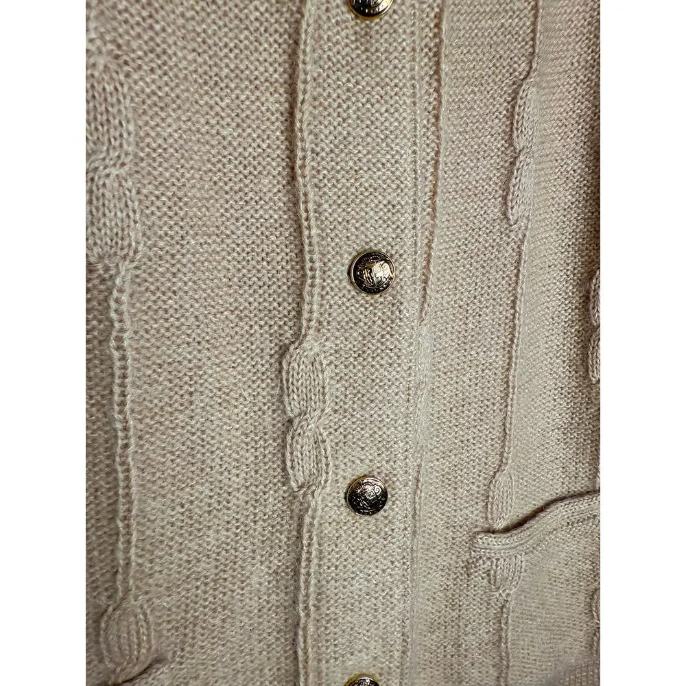 Vintage Made In Italy By Selma Milano Women's Mohair Wool Blend Cardigan Sweater
